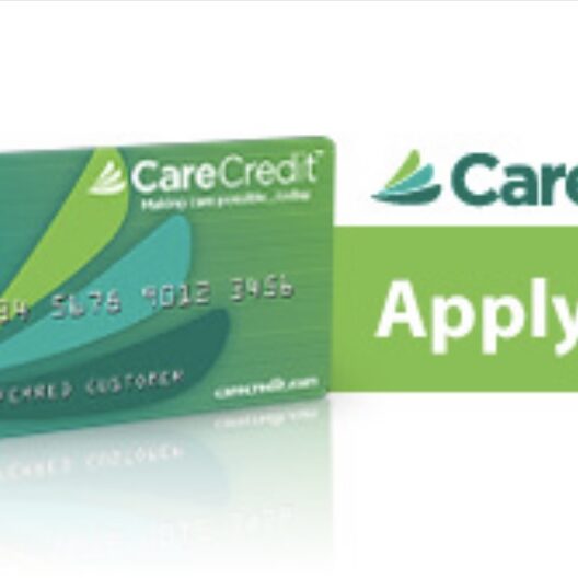 A care credit card is shown next to the logo for carecredit.